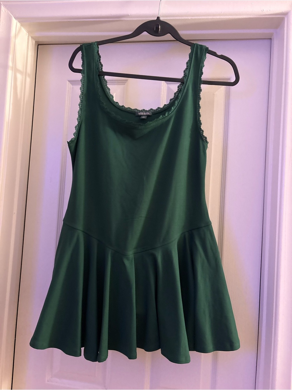 wild fable Dark Green Lace-tennis outfit